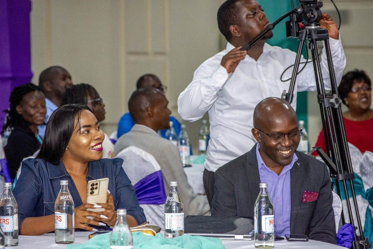 Delegates and the camera crew during a session at PurposeFest 2024