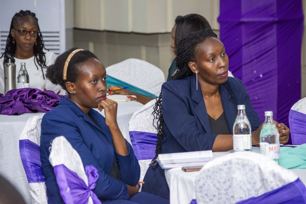 Two delegates during a session at PurposeFest 2024